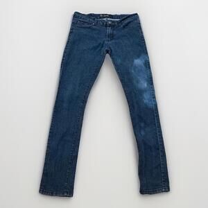 Papaya Dark Wash Skinny Jeans Stretch Denim Mid Rise Women’s 0